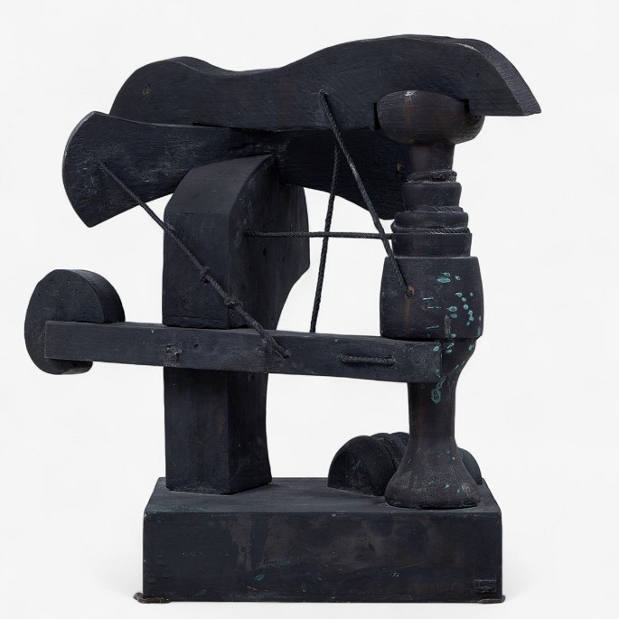 Robert Jacobsen
Skulptur i støbt sort bronze. Signeret 