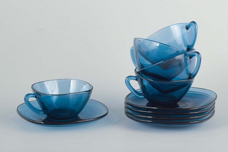 Vereco, 5 kaffekopper med underkopper, 1970/80’erne.
