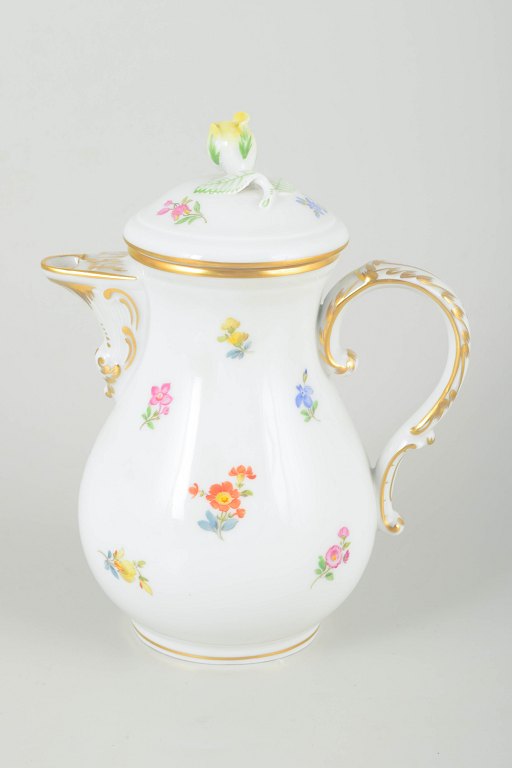 Meissen
Kaffekande med låg, midten af 1900-tallet.