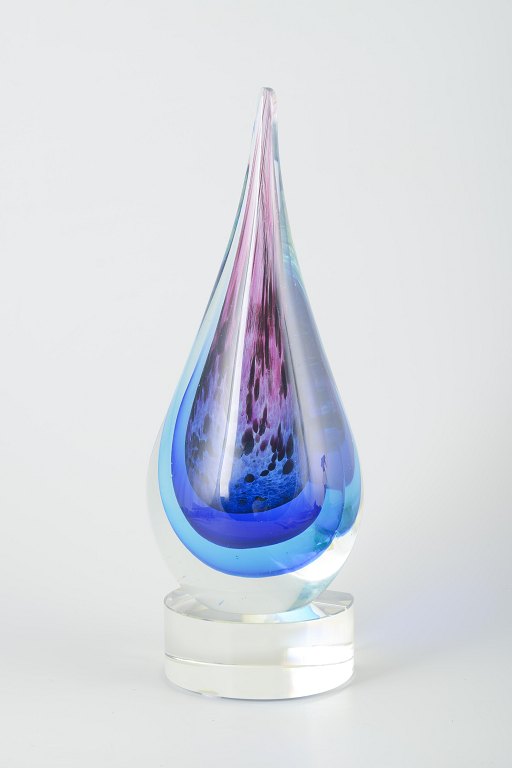 Murano
Dråbeformet glasskulptur, 1970’erne.