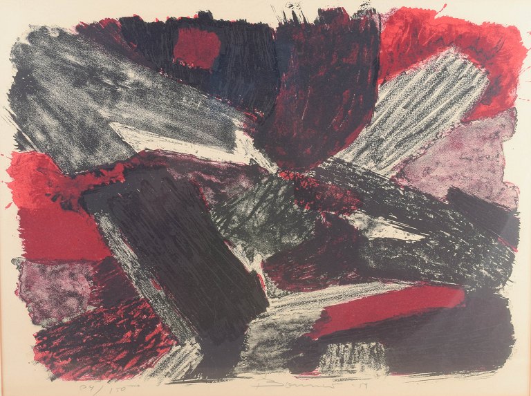 Olle Bonnier (1925–2016)
Farvelitografi