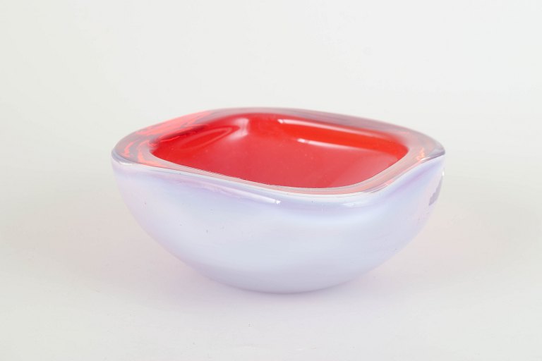 Murano kunstglas skål, 1960/70’erne.
