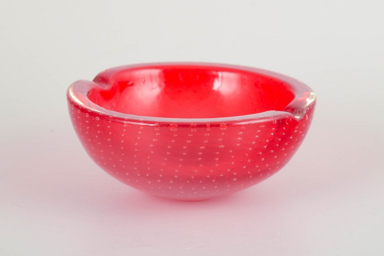 Murano kunstglas skål, 1960/70’erne.

