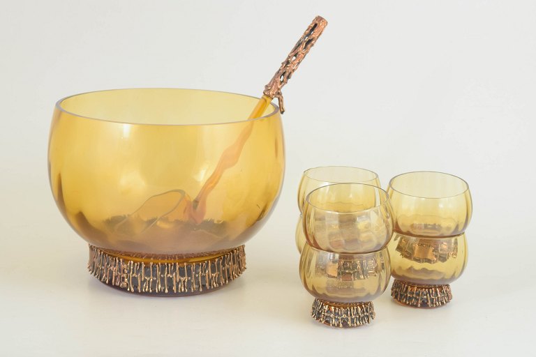 Pentti Sarpaneva for Turun Hopea, punchbowlesæt.