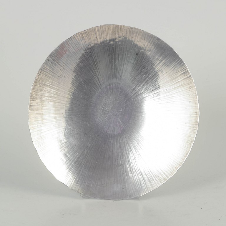 Rey Urban, hand hammered silver bowl.