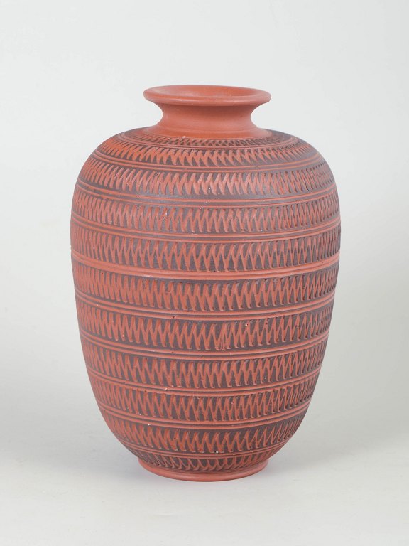 Dansk terrakotta vase fra 1930’erne.