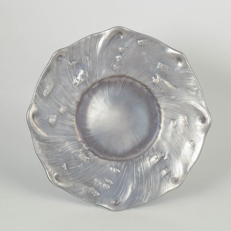 Olof Ahlberg for Schreuder & Olsson, stort skønvirke fad.