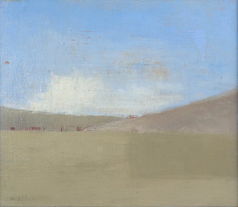 Nils von Essen, olie på lærred, listet svensk billedkunstner.