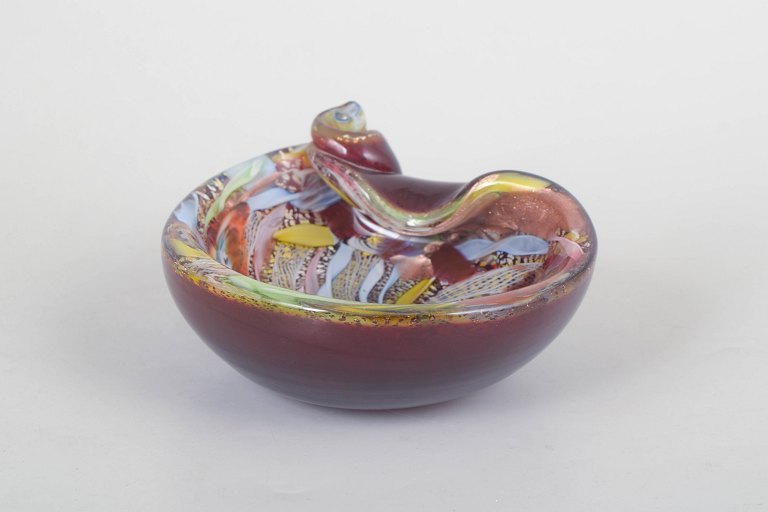Murano kunstglasskål.