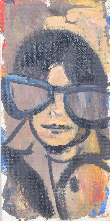 William Hansen, olie på plade, dansk billedkunstner.