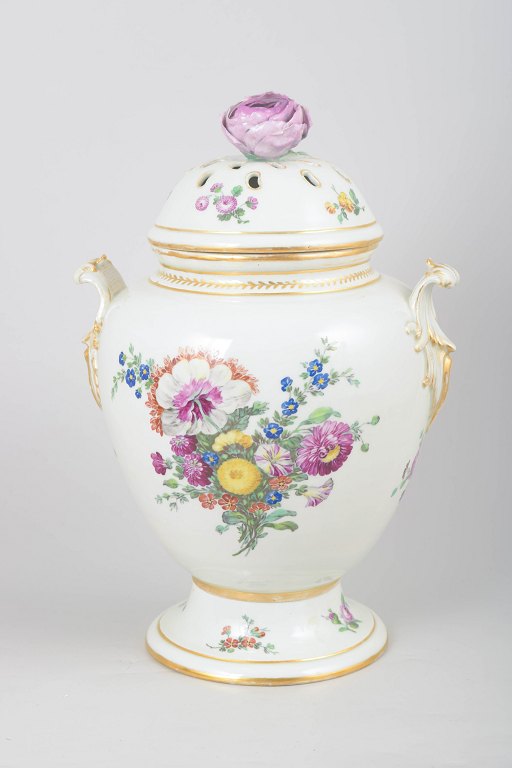 Royal Copenhagen perfume burner with lid.