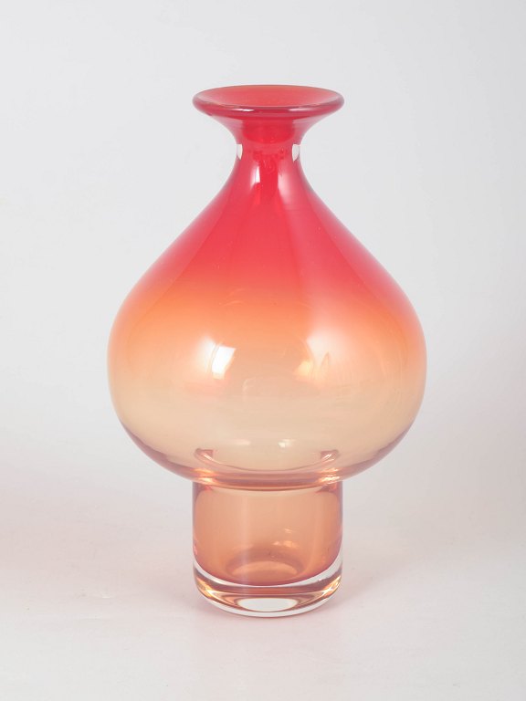 Scandinavian art glass vase.