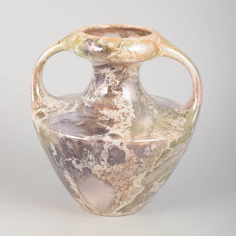 Arabia Finland, art deco-vase med lustreglasur.