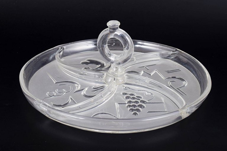 Art Deco kabaretfad fra Elme Glasbruk.