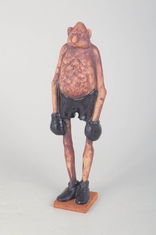 Rolf Palm, boxer figurine.