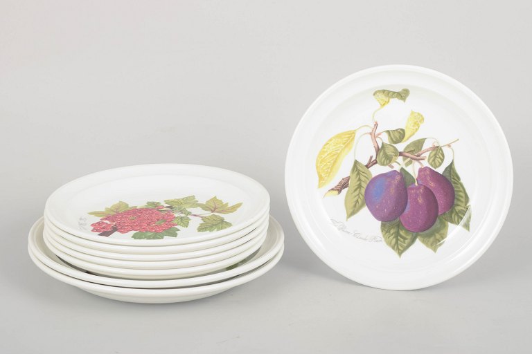 Susan Williams-Ellis for Portmeirion "Pomona", sæt med otte tallerkener.