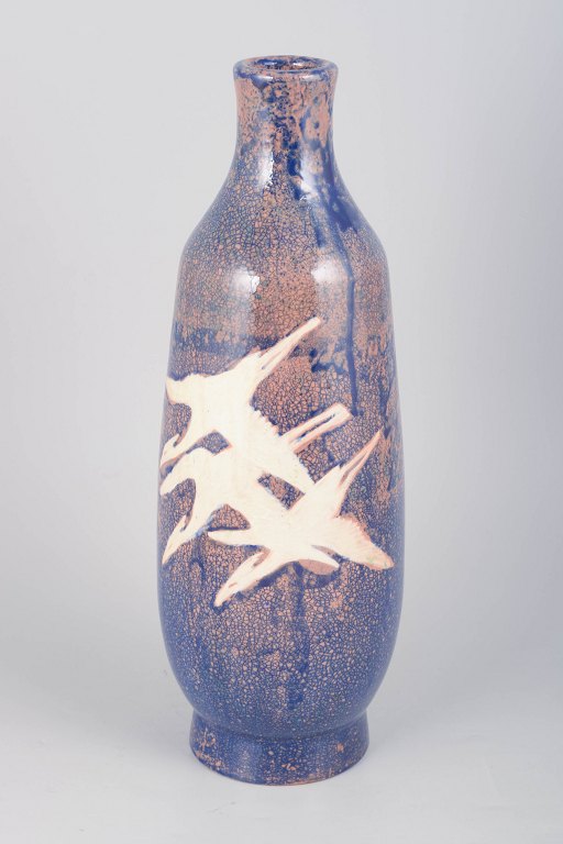 Large Scandinavian studio pottery floor vase.