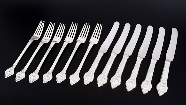 Evald Nielsen, dinner service for six.