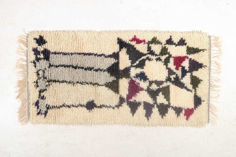 Svensk rya-tæppe, ca. 1970’erne.