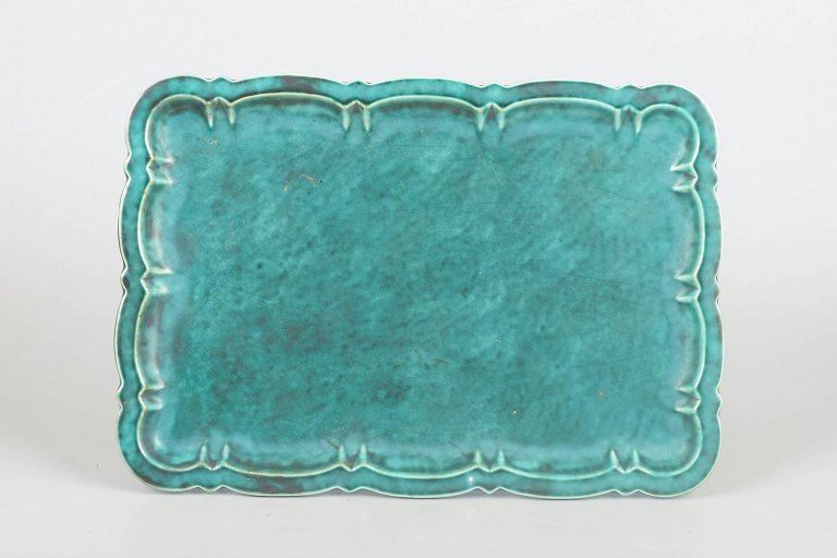 Wilhelm Kåge for Gustavsberg, stort Art Deco-fad/bakke.
